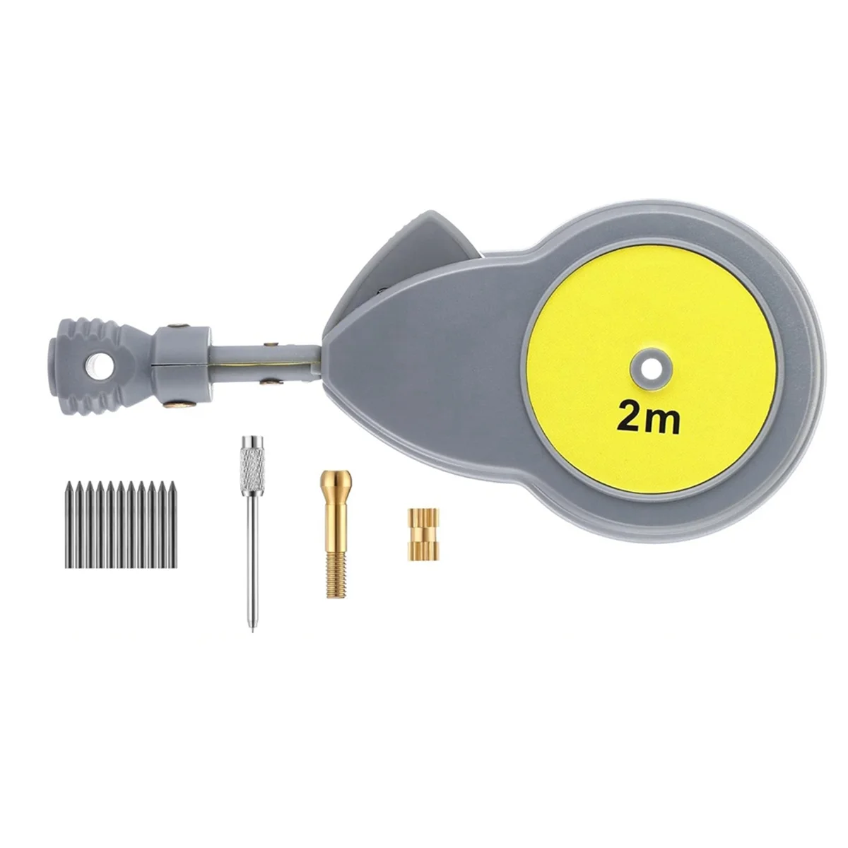 New Rotape Tape Measure Compass with 10 Pencil Leads,Measure Beam Compass for Drawing Circles and Lines with Tape Measure