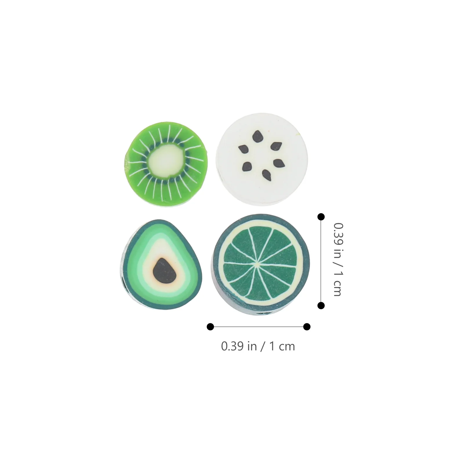 

Beaded DIY Accessories Craft Beads Charms Peach Fruit for Bracelets Necklace Shape Clay Jewelry Making Bulk