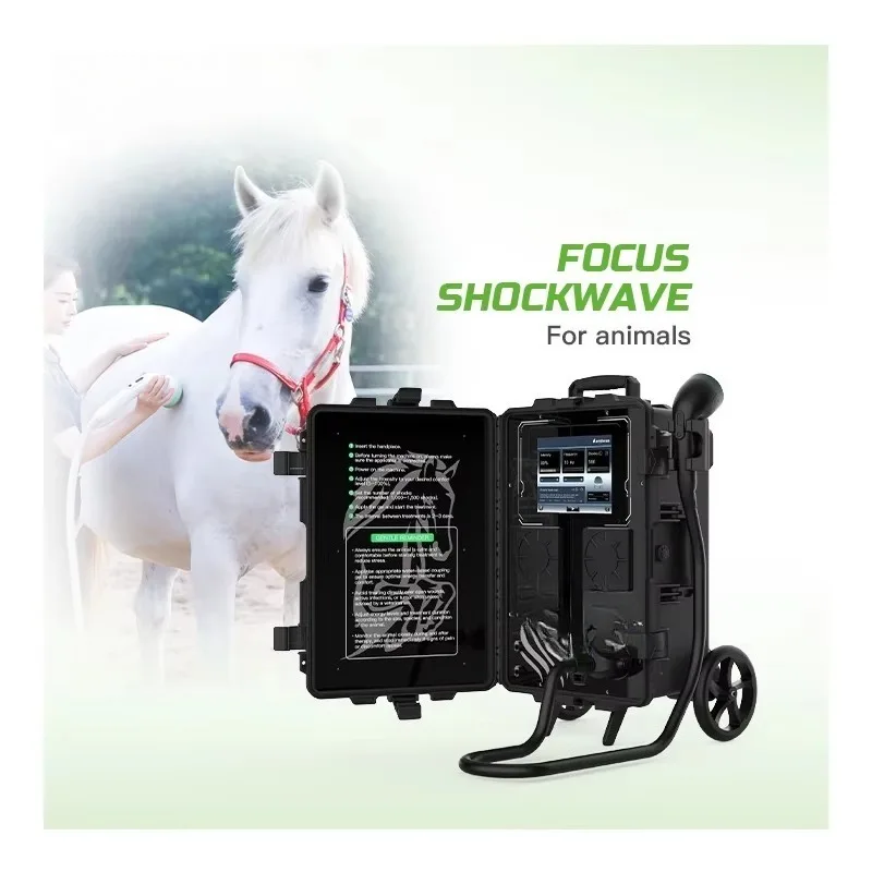 Hot Sale Focused Device Advanced Veterinary Shockwave Therapy Machine for Horse Dog Pain Relief      HJQ