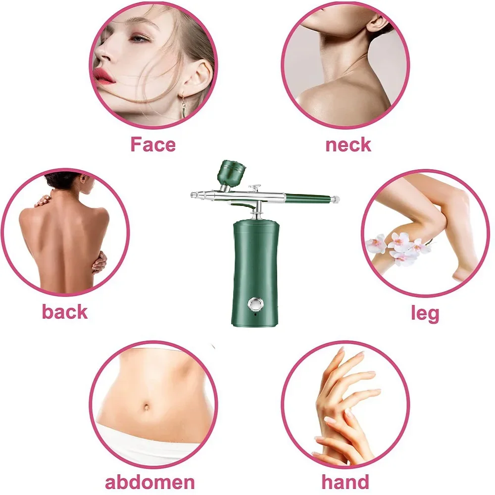 Handheld Moisturizing Oxygen Facial Small Bubble Sprayer Oxygen Mist Bottle Water Oxygen Jet