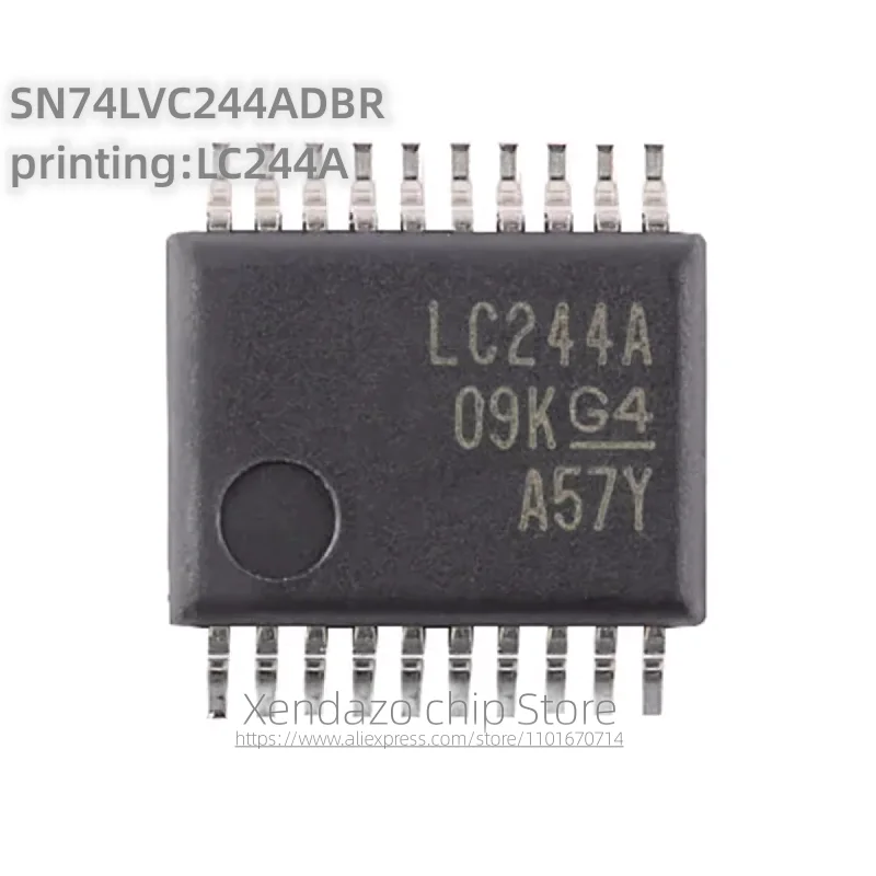 10pcs/lot SN74LVC244ADBR printing LC244A SSOP-20 package Original genuine Eight channel buffer/driver chip