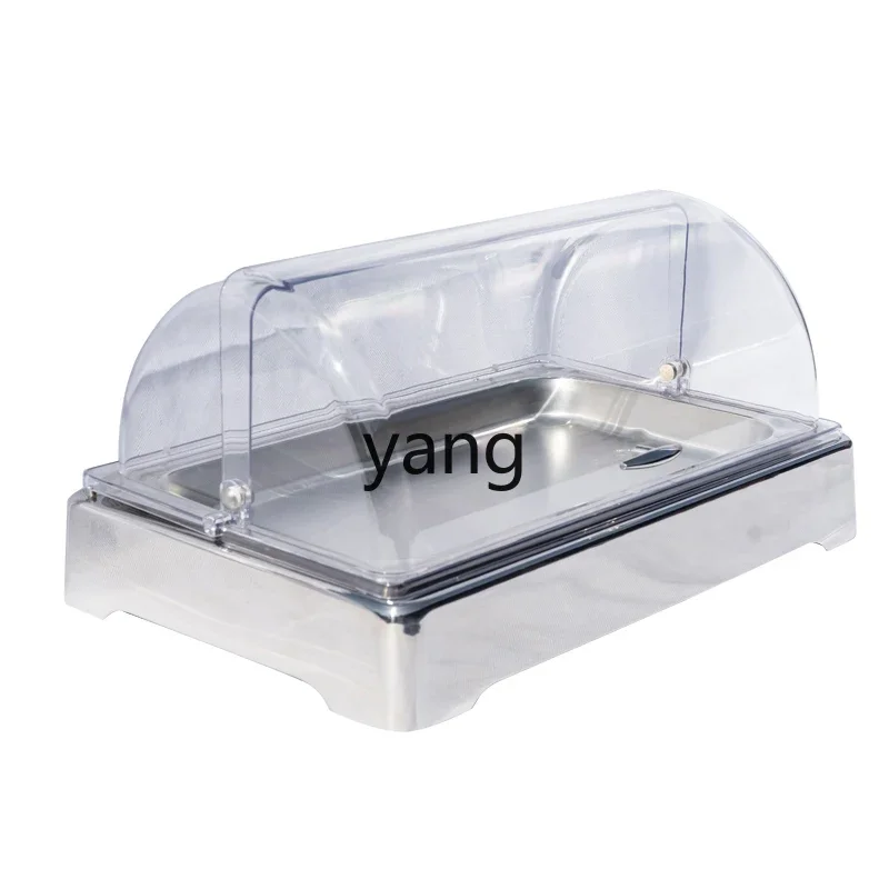 

CX stainless steel self-service visual transparent clamshell hotel breakfast insulation furnace