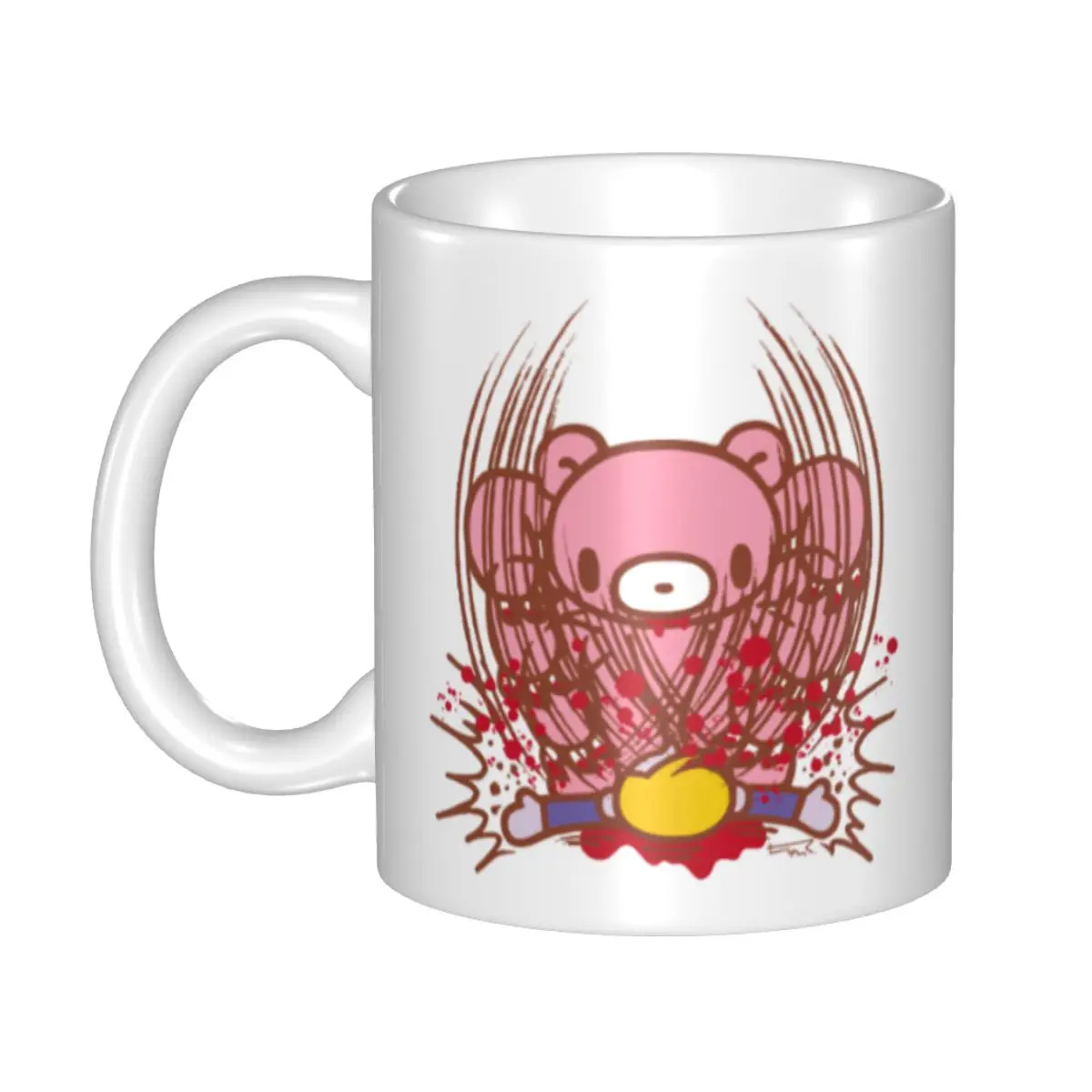 Manga Animation Gloomy Bear Mugs Custom Ceramic Coffee Mug Cup Creative Gift