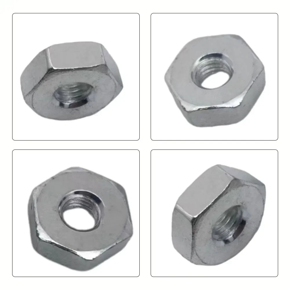 6 Pcs Sprocket Cover Bar Nut Chainsaw Guide Bar Nuts 0000-955-0801 Fits 017 018 020 021 MS170 Chainsaw Power Tool Parts