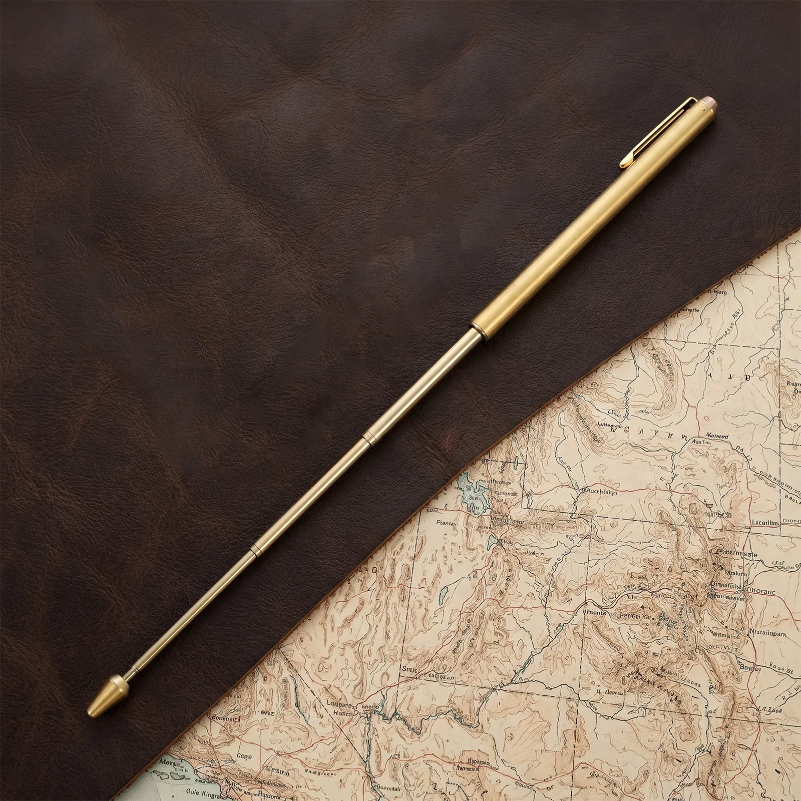 2Pcs L Shaped Brass Dowsing Rods Set Storage Bag Gold Prospecting Metal Finding Treasure Hunting Tools Portable Sensitive