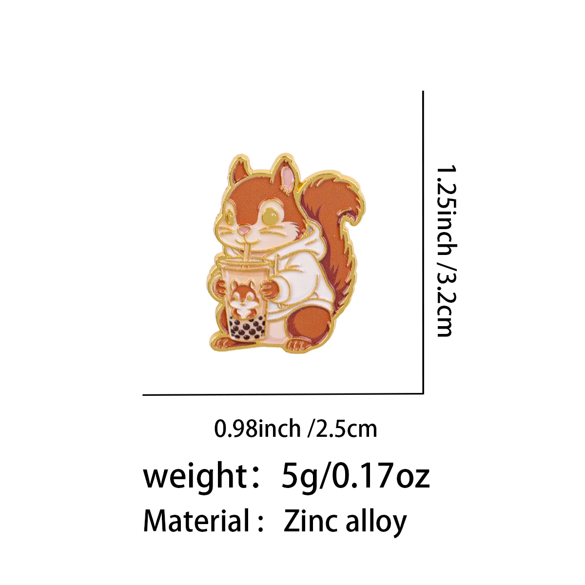 Cute Cartoon Bear Backpack Pins Women Men Brooch on Clothes Soft Enamel Pin Porcupine Badges Lapel Pins Jewelry Accessories view 2