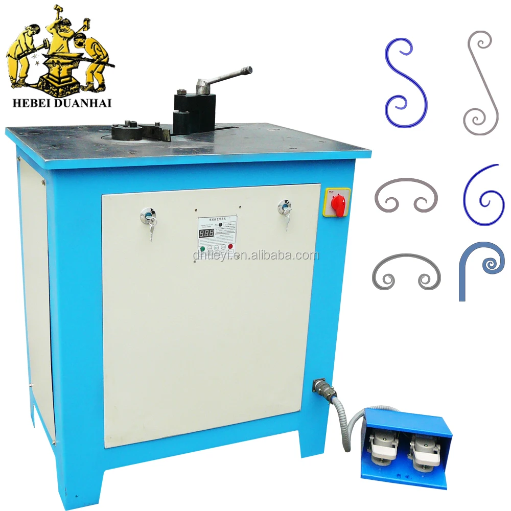 wrought iron tools mini scroll pattern bending machine