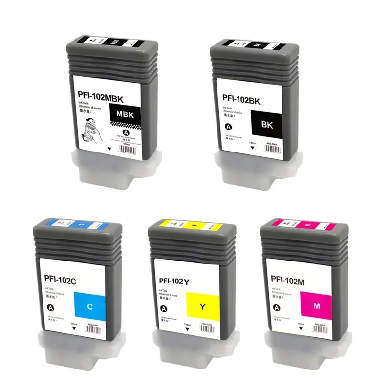 PFI 102 PFI-102 PFI102 Ink Cartridge for Canon IPF500/510 IPF600/605/610 IPF700/710/720/760 IPF650/655 IPF750/755 Printer