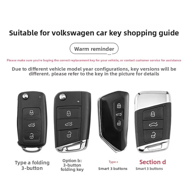 سيارة مفتاح بعيد غطاء قذيفة ل Volkswagen VW Golf 8 MK8 ID-4 ID-6 لسكودا اوكتافيا A8 ل سيات ليون FR MK4 كوبرا #6