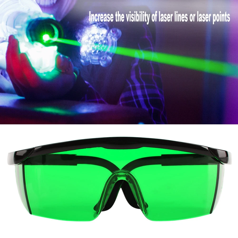 Laser Beam Veiw Visibility Vision Enhancement Glasses Goggle for Laser Level (Green)