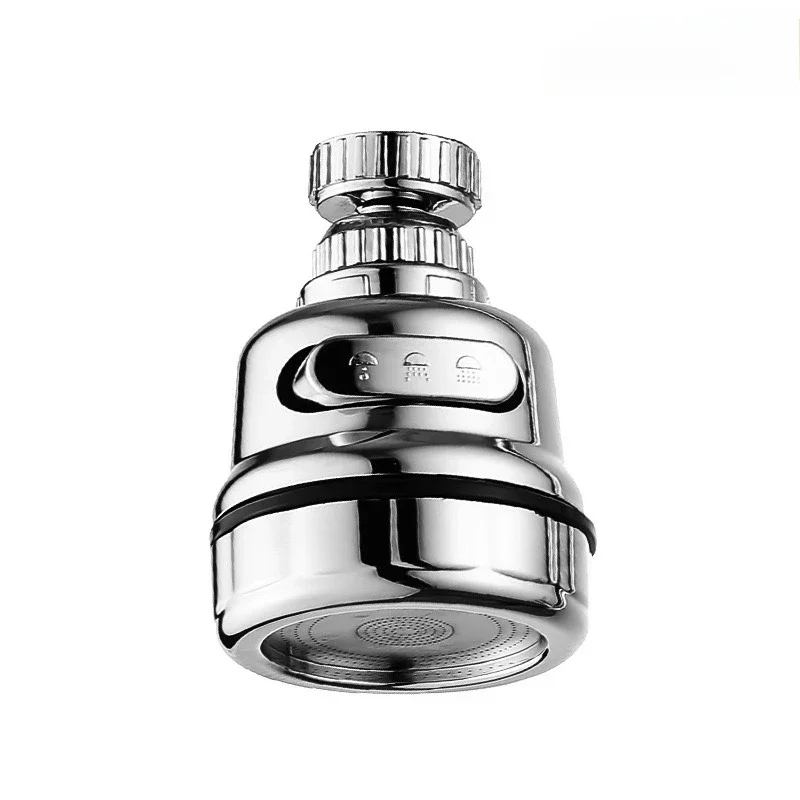 Rotating Faucet Movable 3 Mode Kitchen Tap Head 360 Degree Water-Saving Nozzle Sprayer Filter Extension Tube Kitchen Accessories