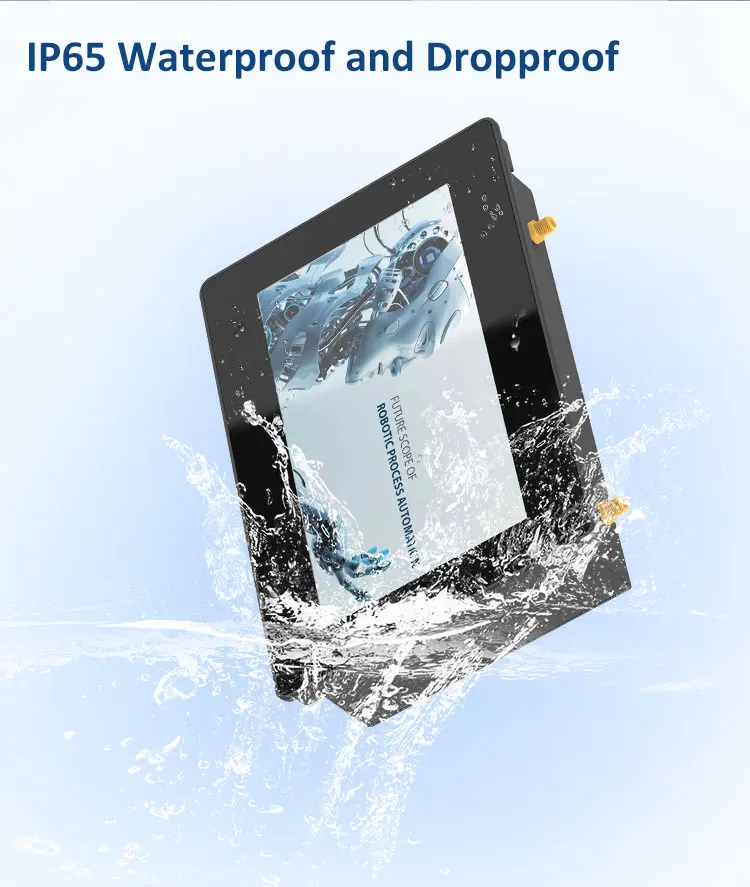 7 8 10.1 10.4 12.1 13.3 15 15.6 17 19 21.5 Inch Touch Screen Display Industrial  PC IP65 Waterproof Embedded All In One