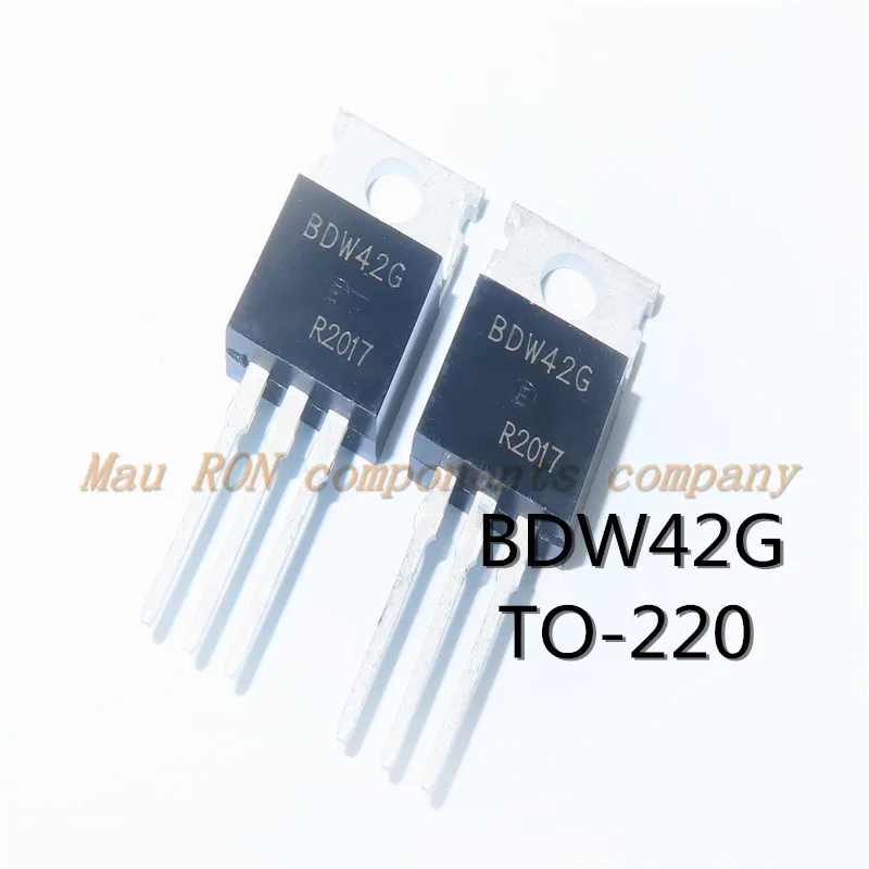 10PCS/LOT  BDW42G BDW42 TO-220 NPN Darlington transistor New spot Quality Assurance