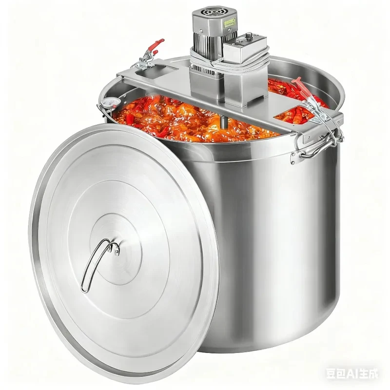 

(Sea shipping) Automatic electric food mixer, hot pot mixer, cooking machine, commercial kitchen equipment, industrial cooking u