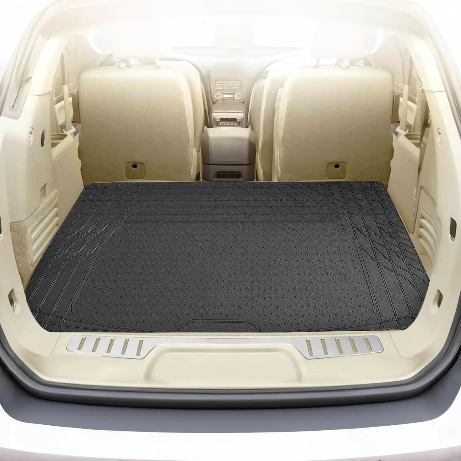 

Anti-Slip Boot Liner Anti-Slip Cargo Mat Waterproof Boot Liner Scratch-Resistant Floor Protector Car Cargo Mat