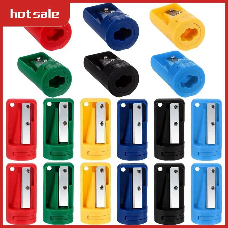 

BEAU-18 Pcs Carpenter Pencil Sharpener Compact Manual Carpenter Pencil Sharpener Portable Woodwork Pencil Cutter