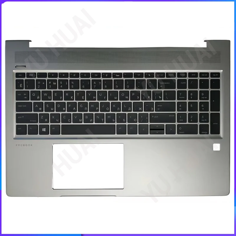 

Новый чехол для клавиатуры ноутбука ProBook 15 450 G6 455 G6 455R G6 450 G7 455 G7 455R G7, русский/США/Великобритания/испанский/латинский/латинский чехол с упором для рук