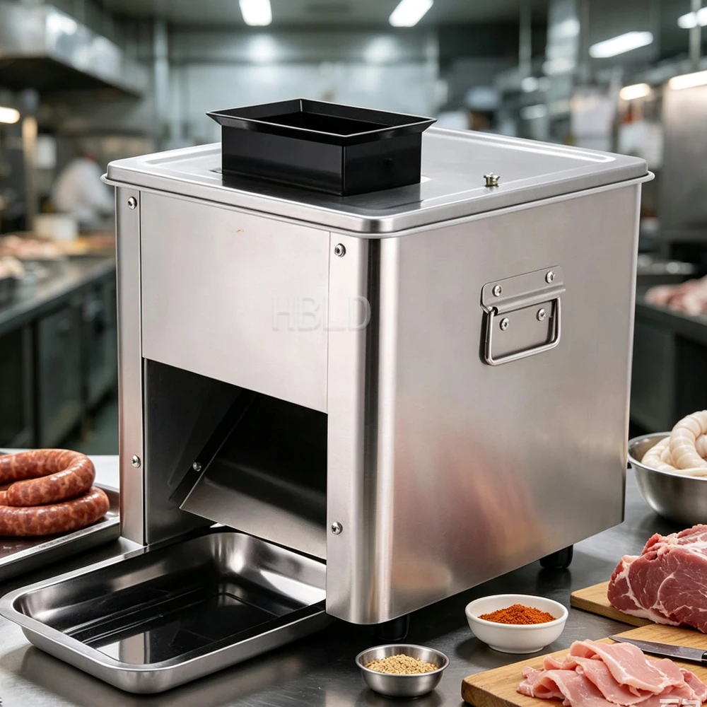 Stainless Steel Meat Slicer Commercial Electric Meat Cutter Shredding Machine for Kitchen