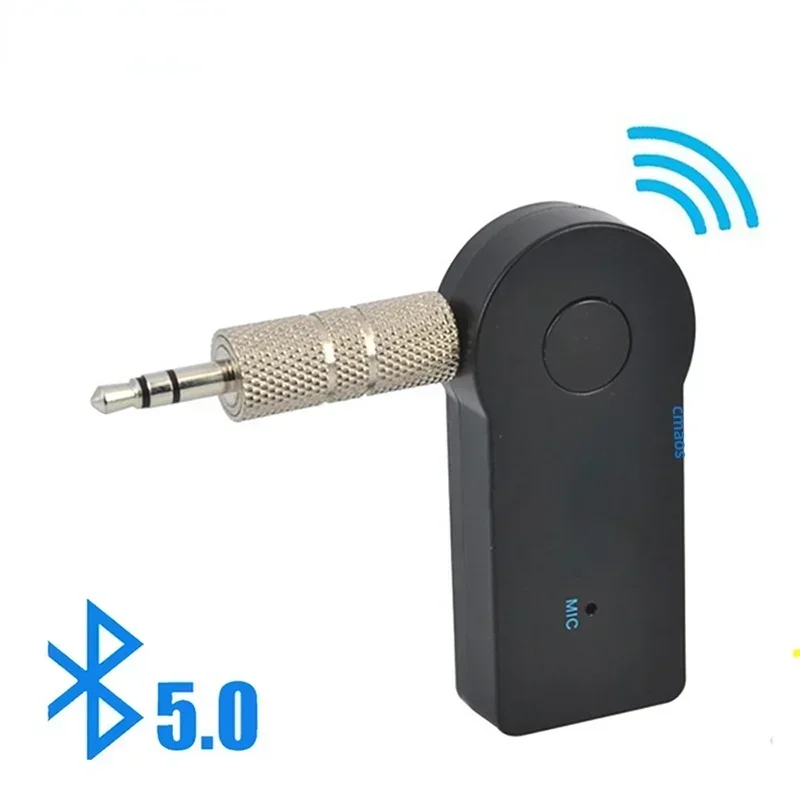 1pcs Wireless Blue Tooth Receiver Transmitter Adapter 3.5mm Phone AUX Audio MP3 Car Stereo Music Receiver 2 In 1 Adapter