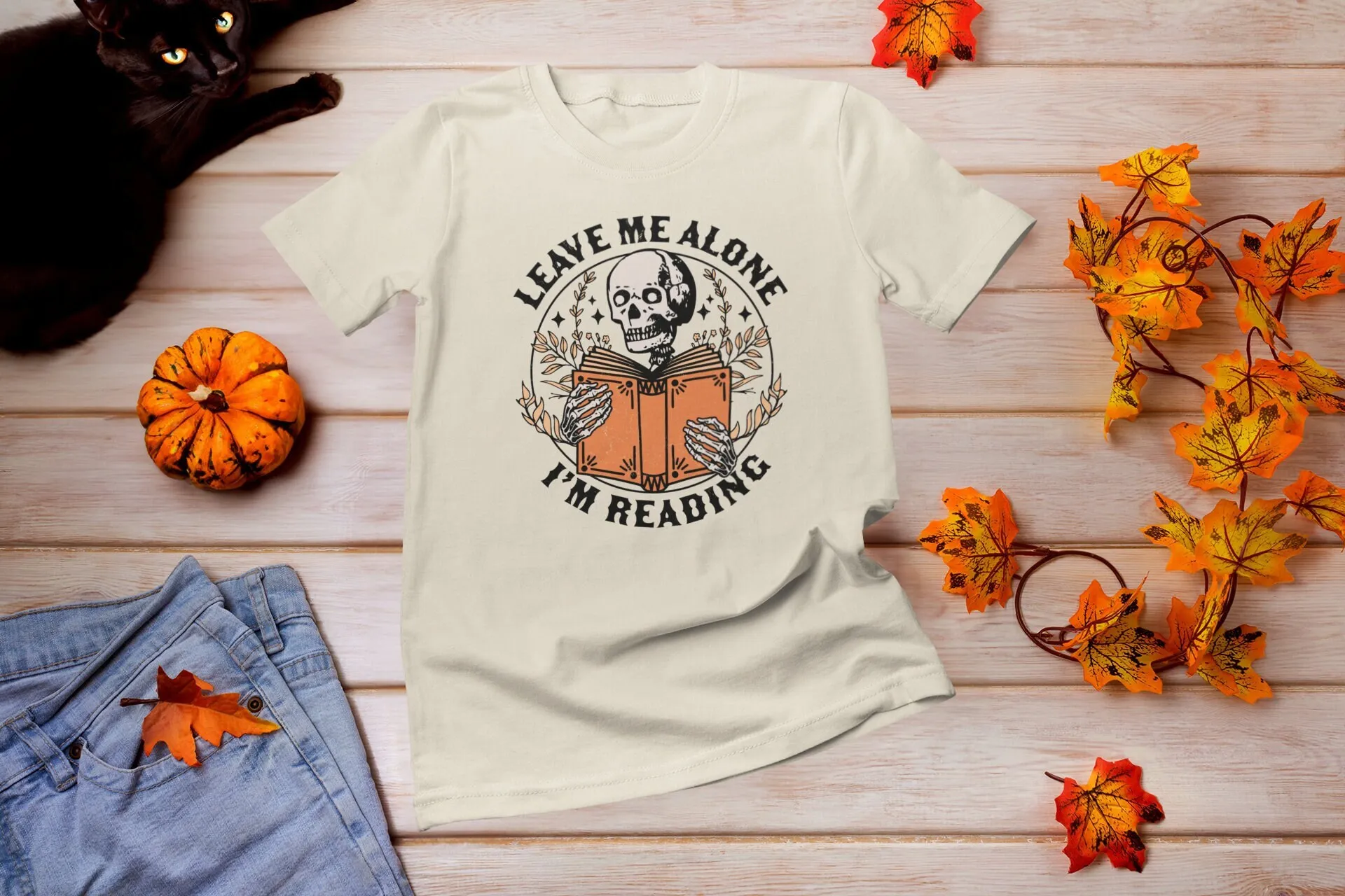 Leave Me Alone I m Reading T Shirt Bookish s Skeleton Book Funny Books Lover Lovers