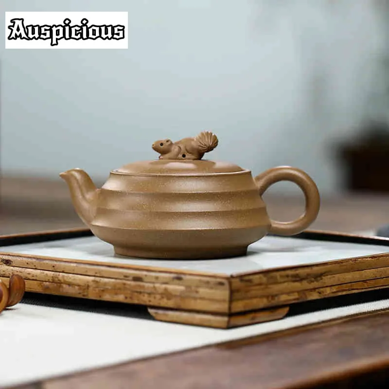 

150ml Yixing Purple Clay Teapots Master Handmade Tea Pot Raw Ore Block Mud Chinese Authentic Zisha Tea Set Gifts