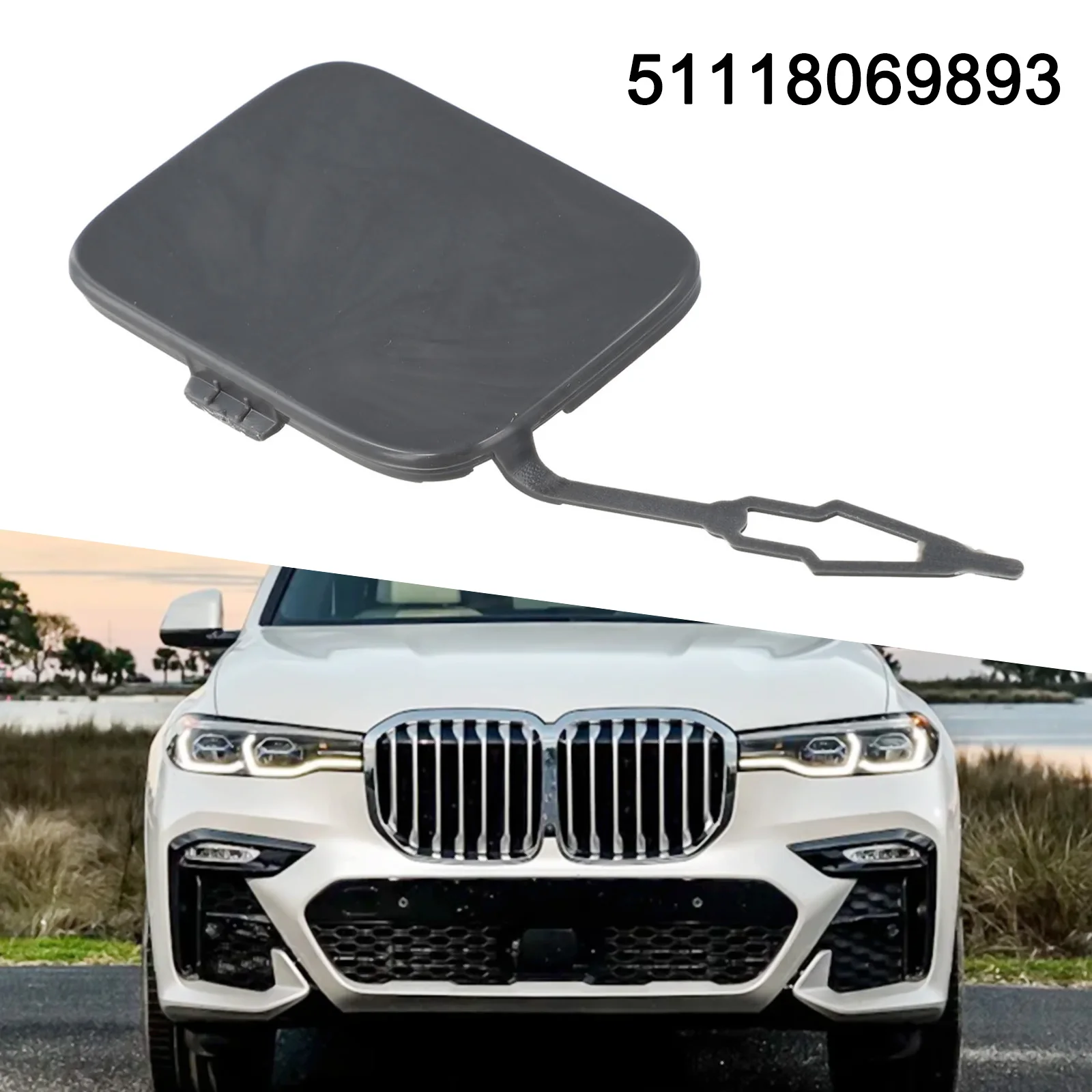 

Black Car Bumper Flap Front Bumper Cover Stable Characteristics Brand New Condition Perfect Match Plastic Material