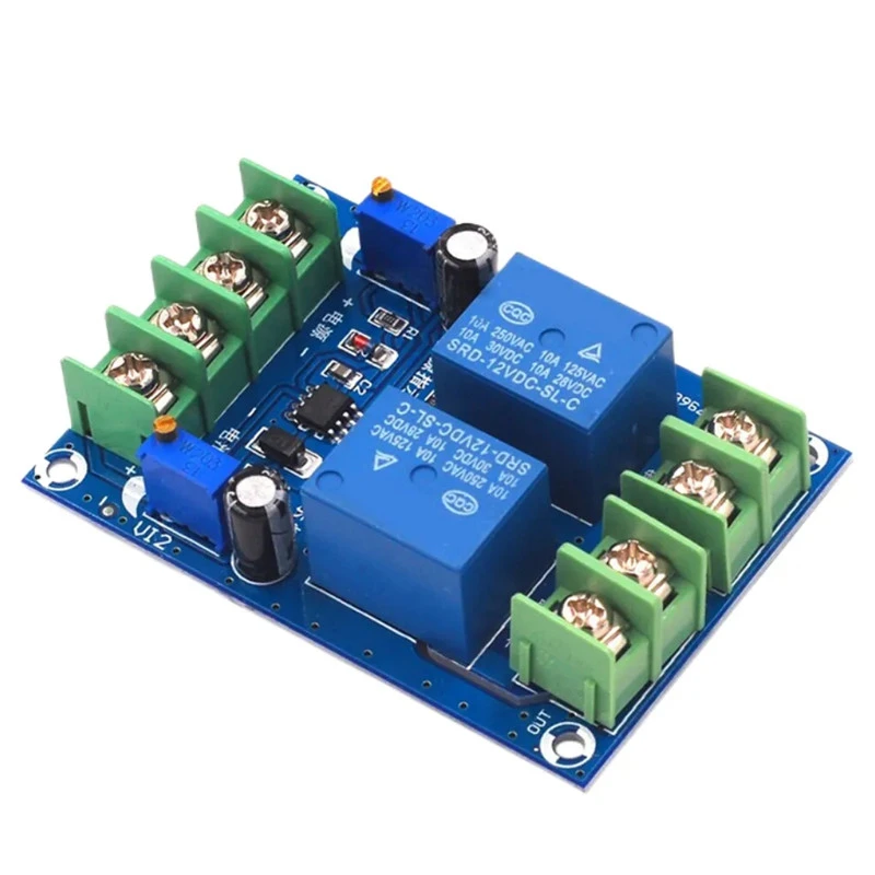 Automatic power switching module, power outage to battery power automatic charging control board, emergency breaker