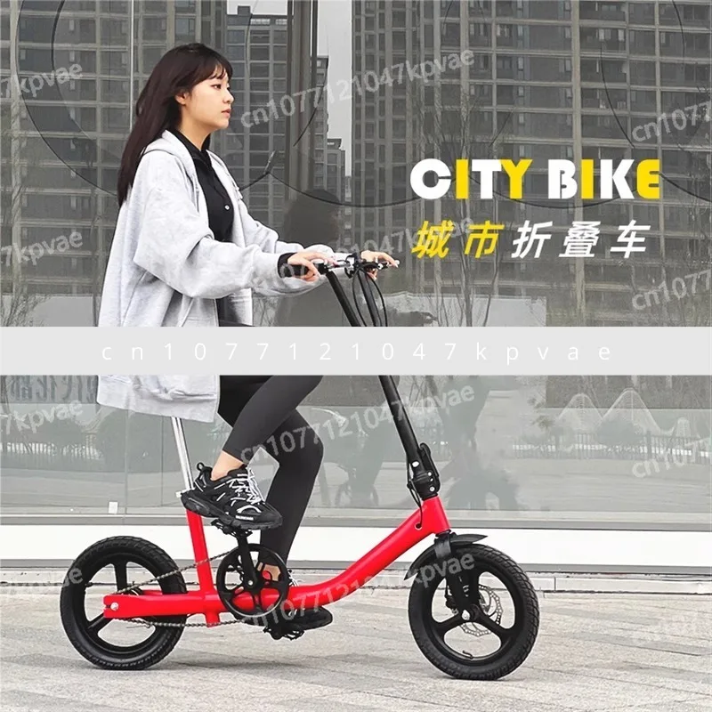 Ultra-light Aluminum Alloy Mini Wheel Folding Bicycle Variable Speed Commuting Small Bicycle To Work Scooter