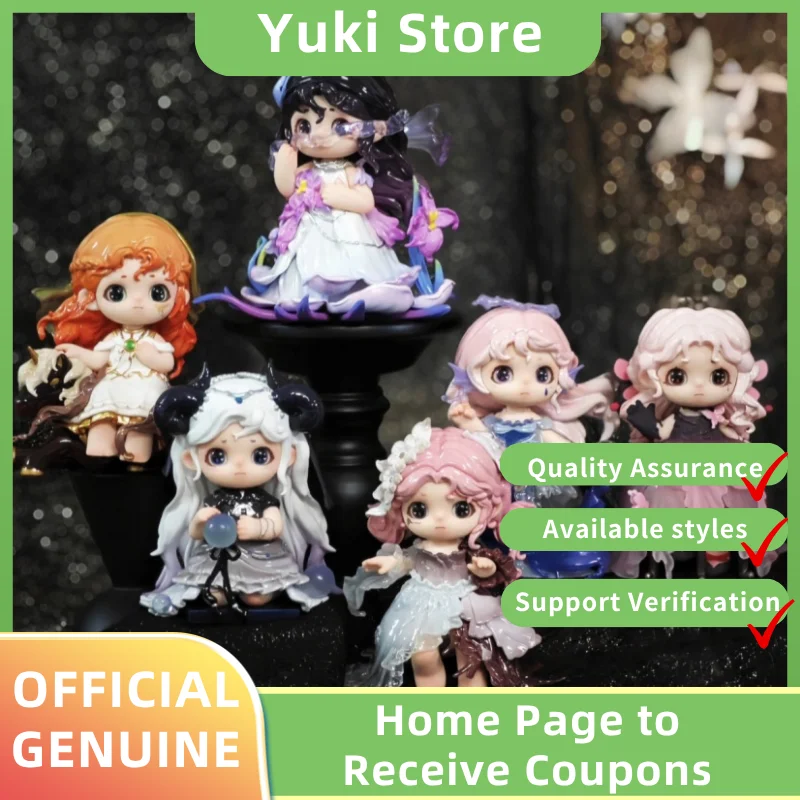 

Genuine In-Stock Joy Song Of Light And Darkness Series Blind Box Figure Ornament Cute Gift For Girls Collectible Desktop Decor