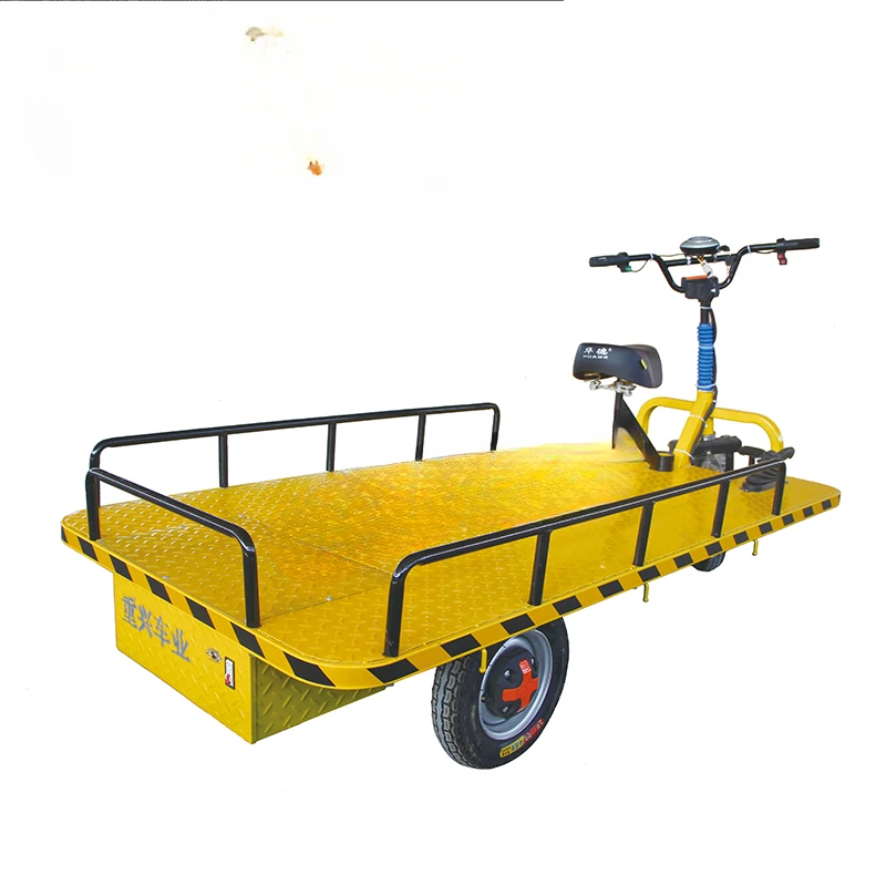 LYN electric three-wheeled flat-panel handling truck storage and freight turnover warehouse cargo transporter