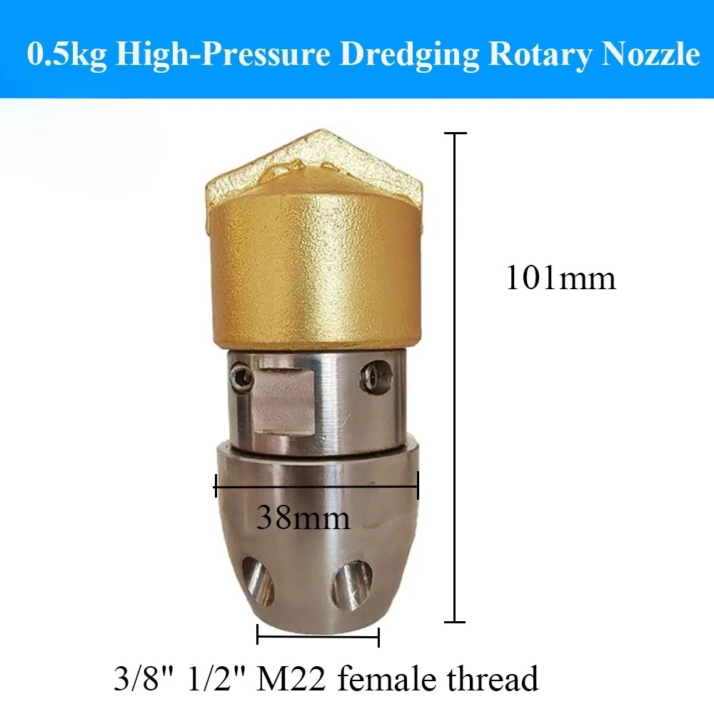 Picture 6: Nozzle, Automatic Rotating Pipeline Cleaning NozzleHigh Pressure Drain Sewer Cleaning