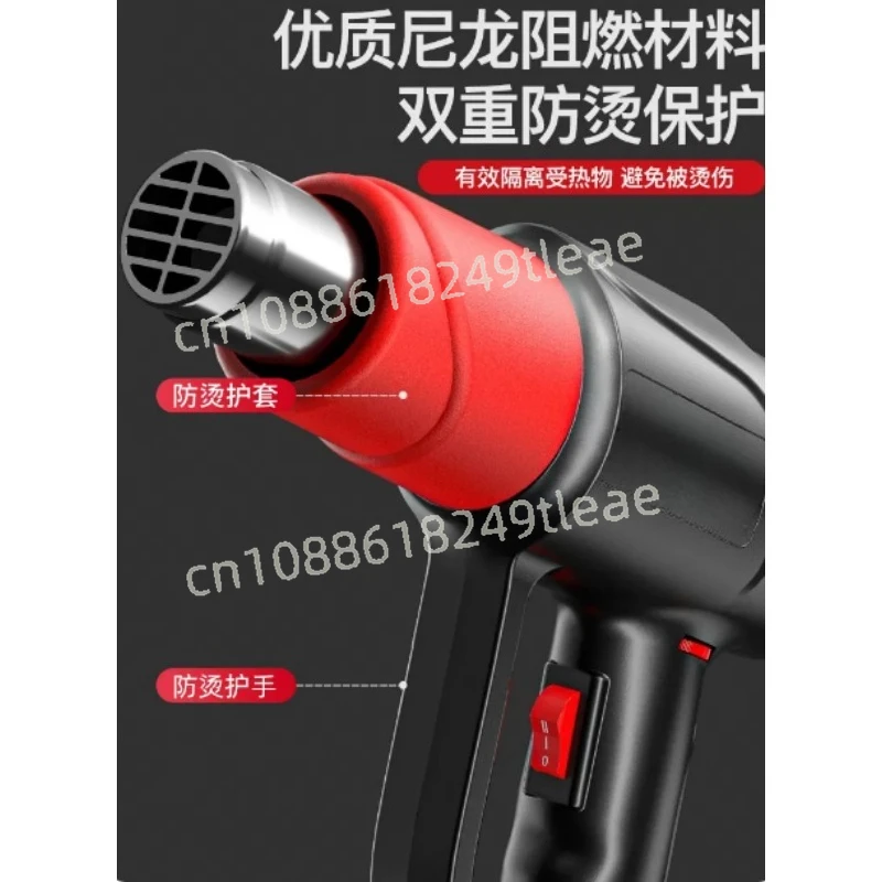 Digital Display Hot Air Gun, High Power Industrial Heat Gun for Electronics Repair Film Shrink Wrapping