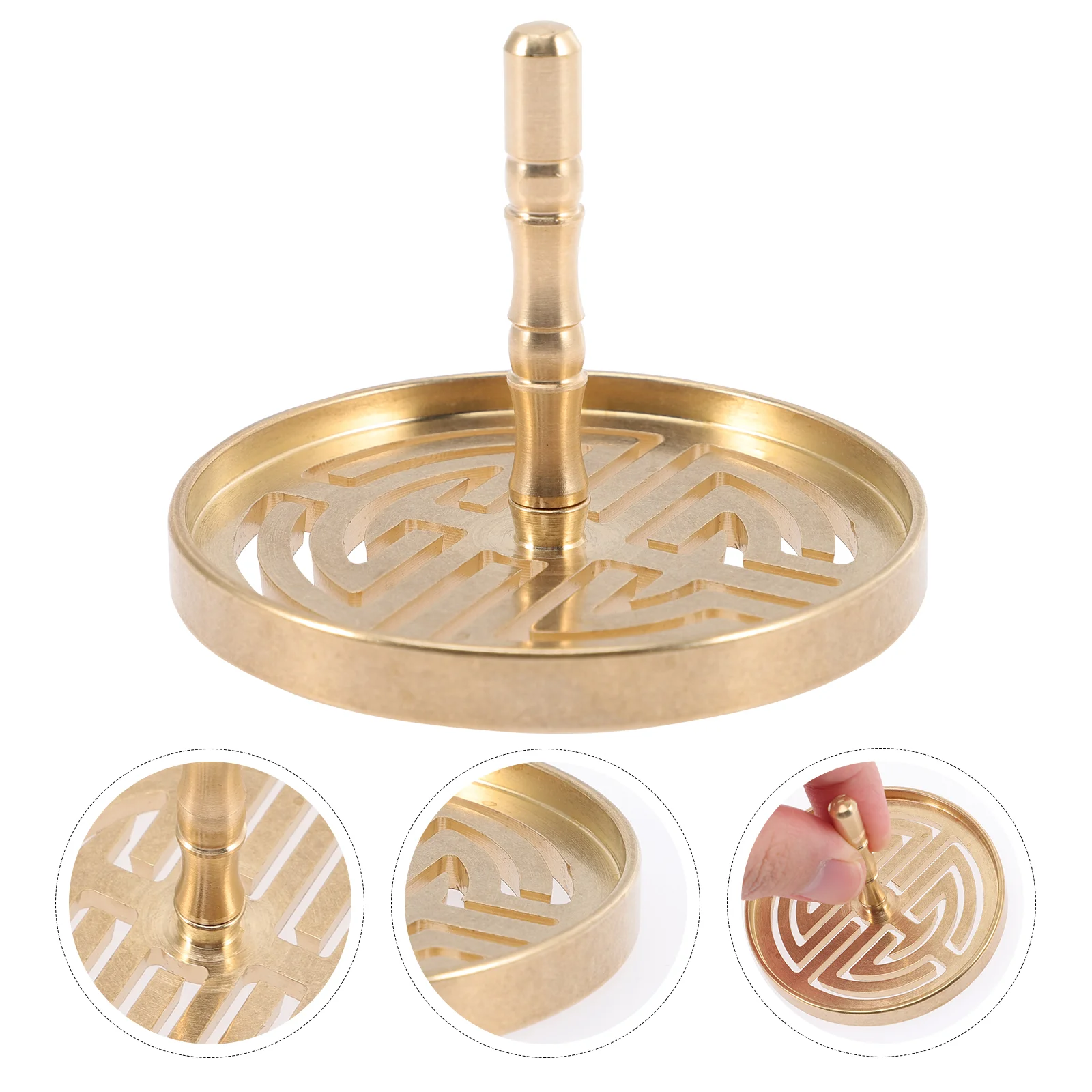 Ash Press Cake Decorating Kit Incense Burner Chinese Copper Making Molds Tool DIY Cone