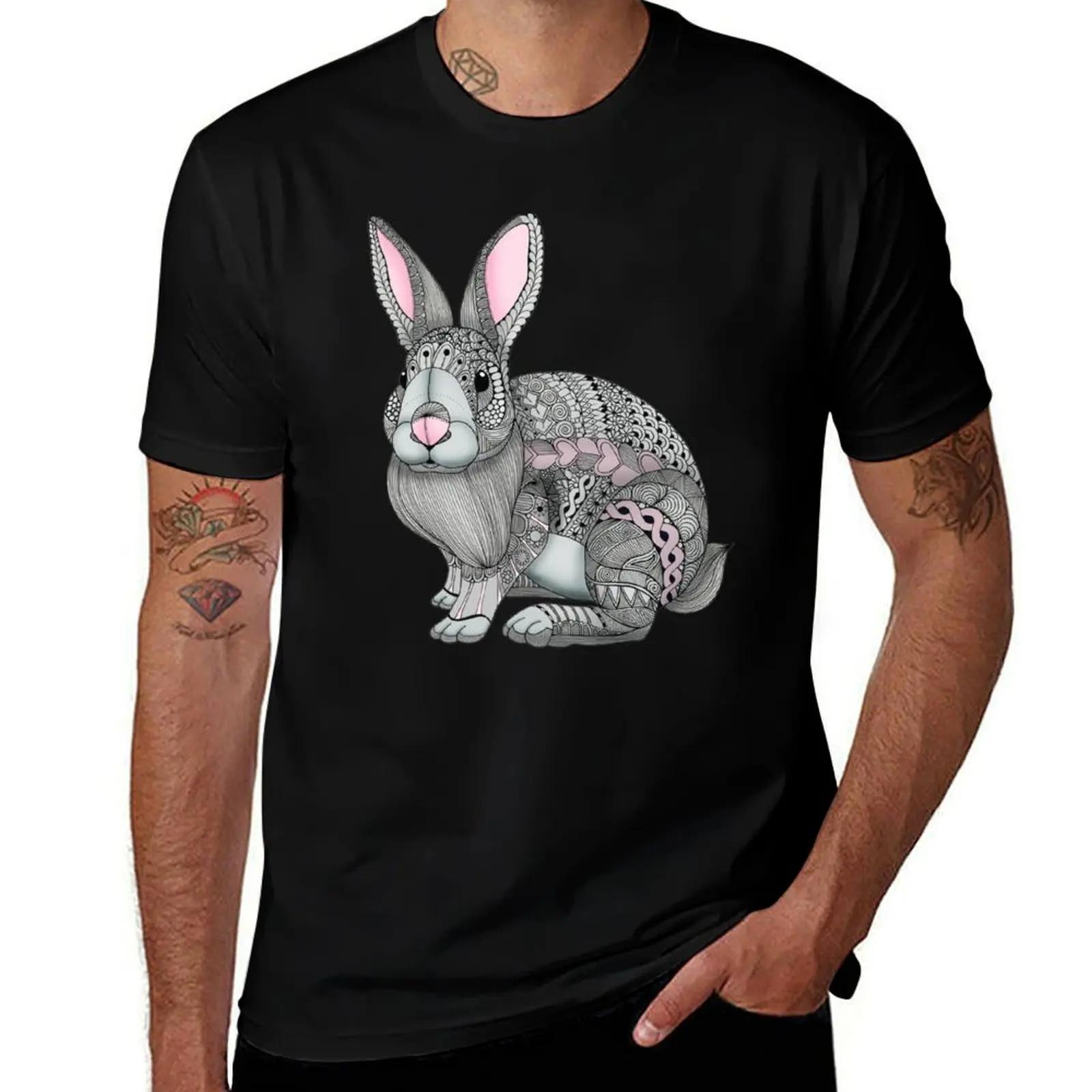 

man t cotton white shirts t for man pack pack for Bunny shirts T-Shirt