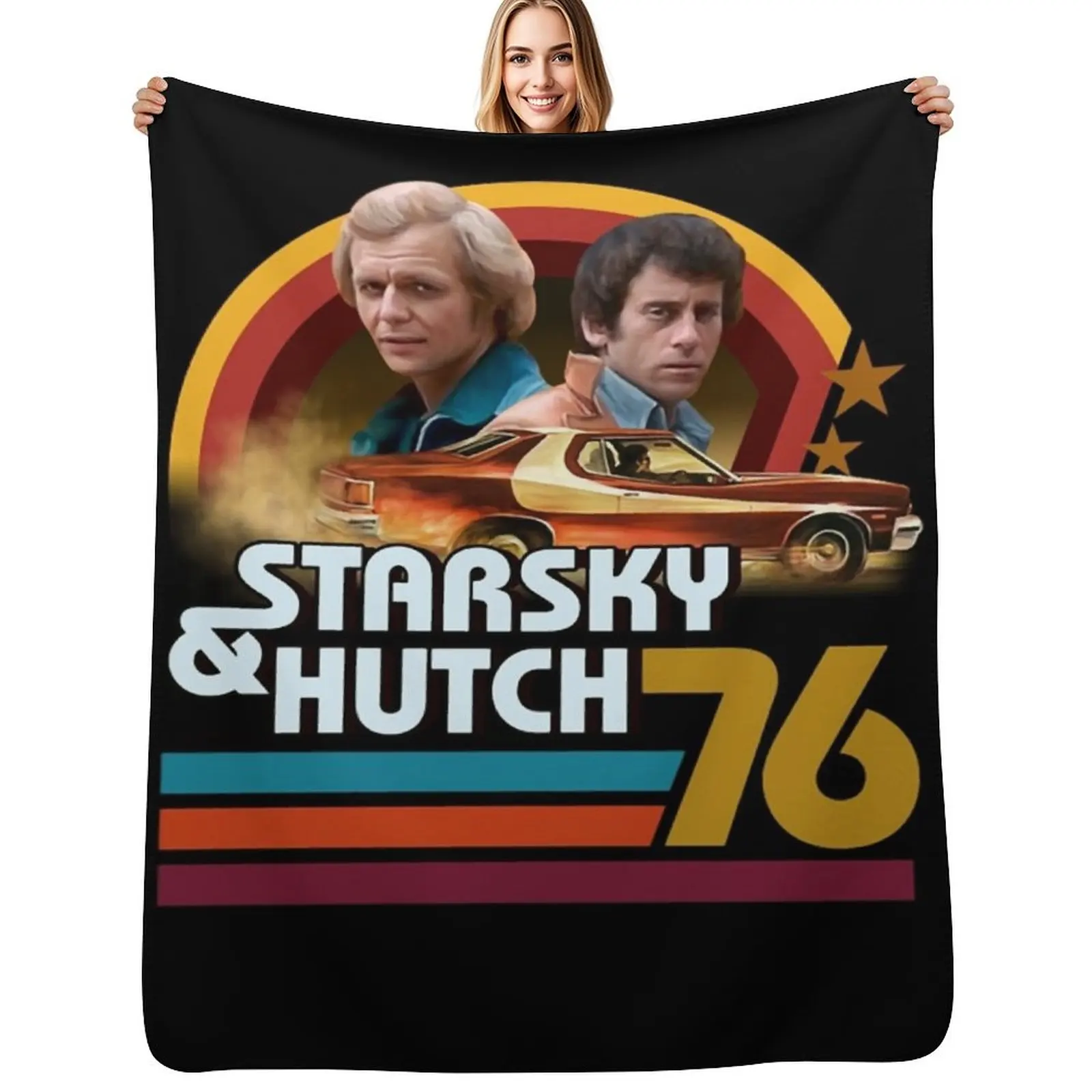 

Starsky and hutch Throw Blanket Soft Comfort Blanket for Reading Watching TV