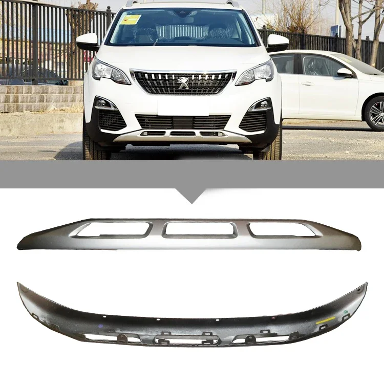 Replace Front Bumper Lower Skirt Skirt Rear Bumper Rear Bumper Bright Strip Decorative Strip for Peugeot 3008 3008GT 2016-2020