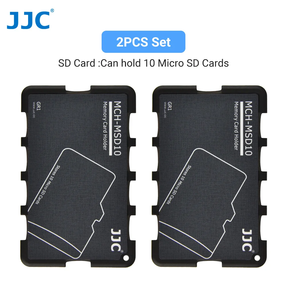 JJC 薄型マイクロ SD カードホルダー SD カードケース財布クレジット