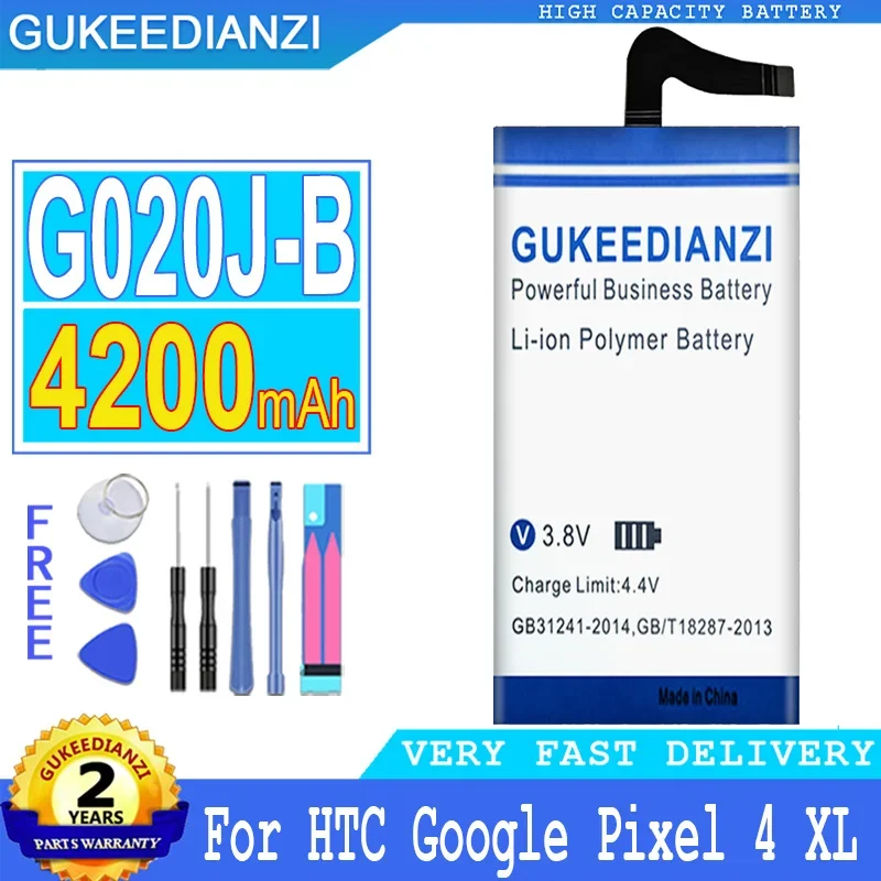 

4200mAh High Capacity Mobile Phone Battery G020J-B For HTC Google Pixel 4 XL / Pixel4 XL Smartphon Batteries