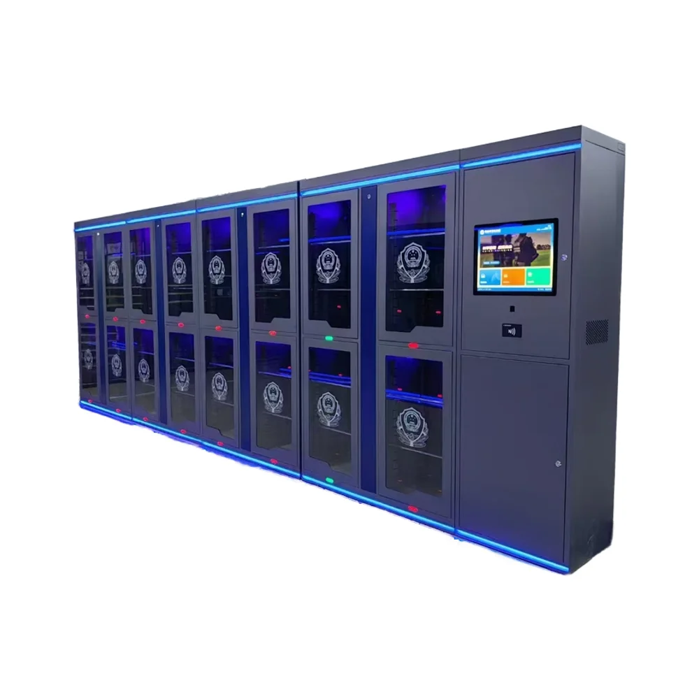 Factory Direct Customizable Fingerprint Access Steel Smart Locker For Sale Employee Safely Assembles Package Locker System