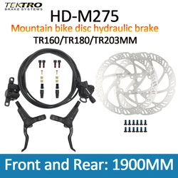 TEKTRO HD M275 Mountain Bike Hydraulic Disc Brake and Rotor TR160/TR180/TR203 Front and Rear MTB Bike Hydraulic Disc Brake