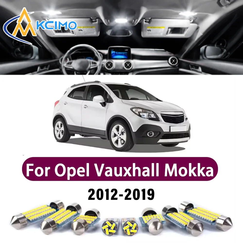 

KCIMO New Canbus Number Plate Bulb For Opel Vauxhall Mokka 2012-2019 Premium Bright Error-Free LED Easy Install Reading Lights