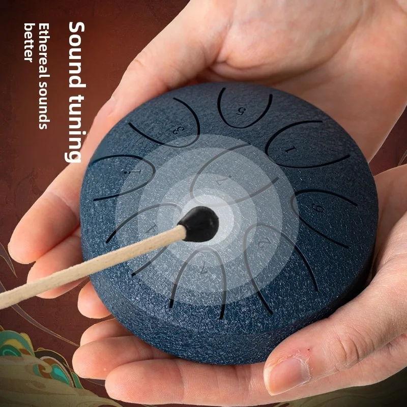 1Pcs Rain Drum Rain Drum for Outside When It Rains Rain Drum for Outside Garden Chakra Drum Chakra Drum for Rain Outdoor 6 Note