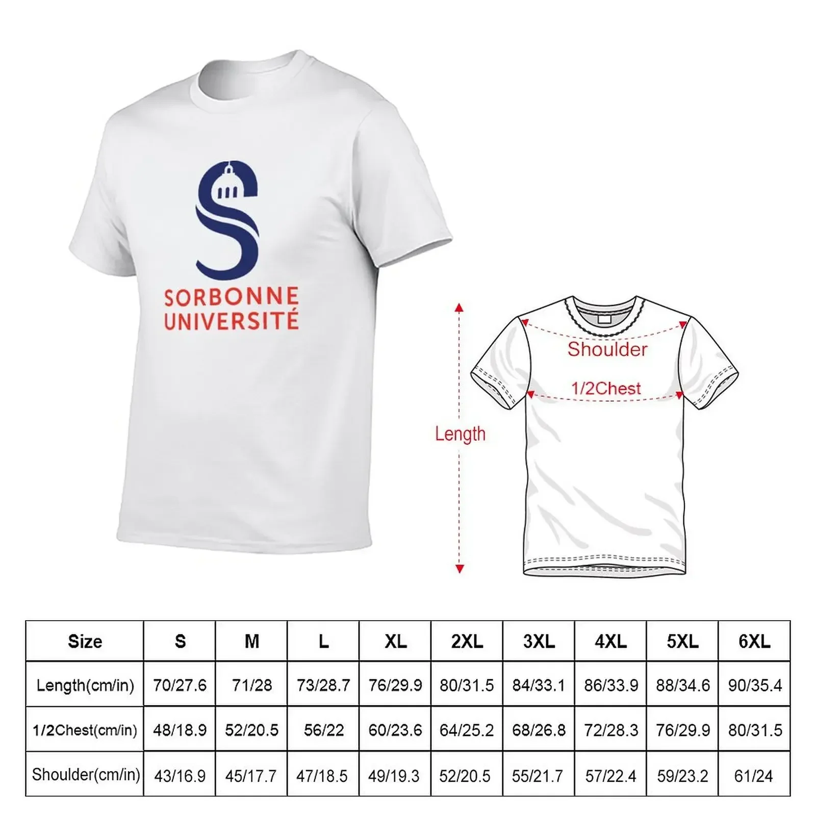 Sorbonne university seal T-Shirt rapper graphic tees designer shirts t shirt for men