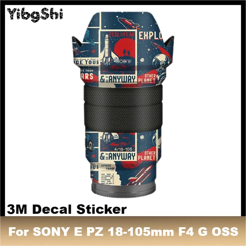 For SONY E PZ 18-105mm F4 G OSS Lens Sticker Protective Skin Decal Film Anti-Scratch Protector Coat SELP18105G F4/18-105