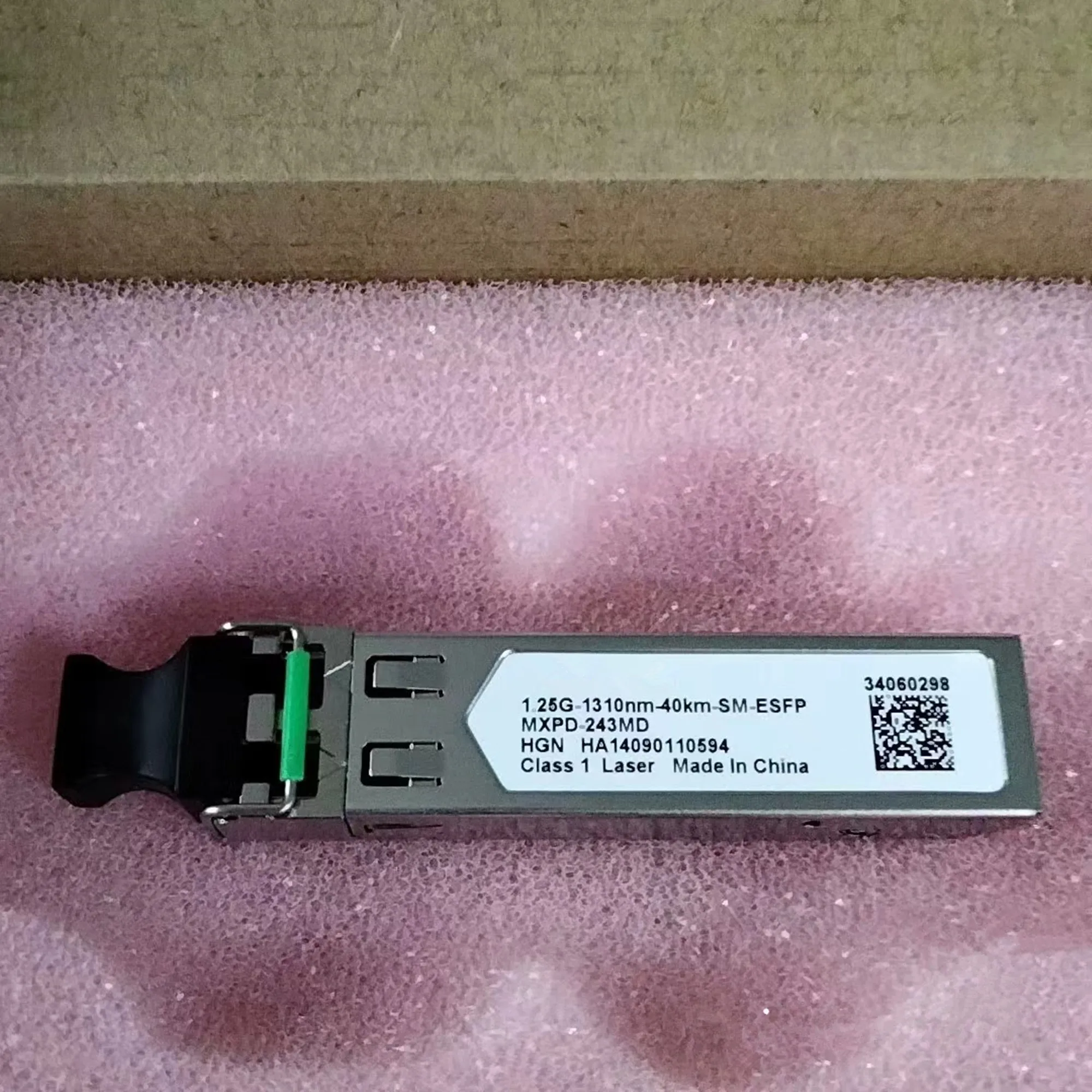 

40KM 1.25GB Fiber Module HUA-WEI 1.25G 40KM 34060298 02317346 MXPD-243MD 1.25G-1310NM-40KM-SM-ESFP SFP 40KM Optical Transceiver