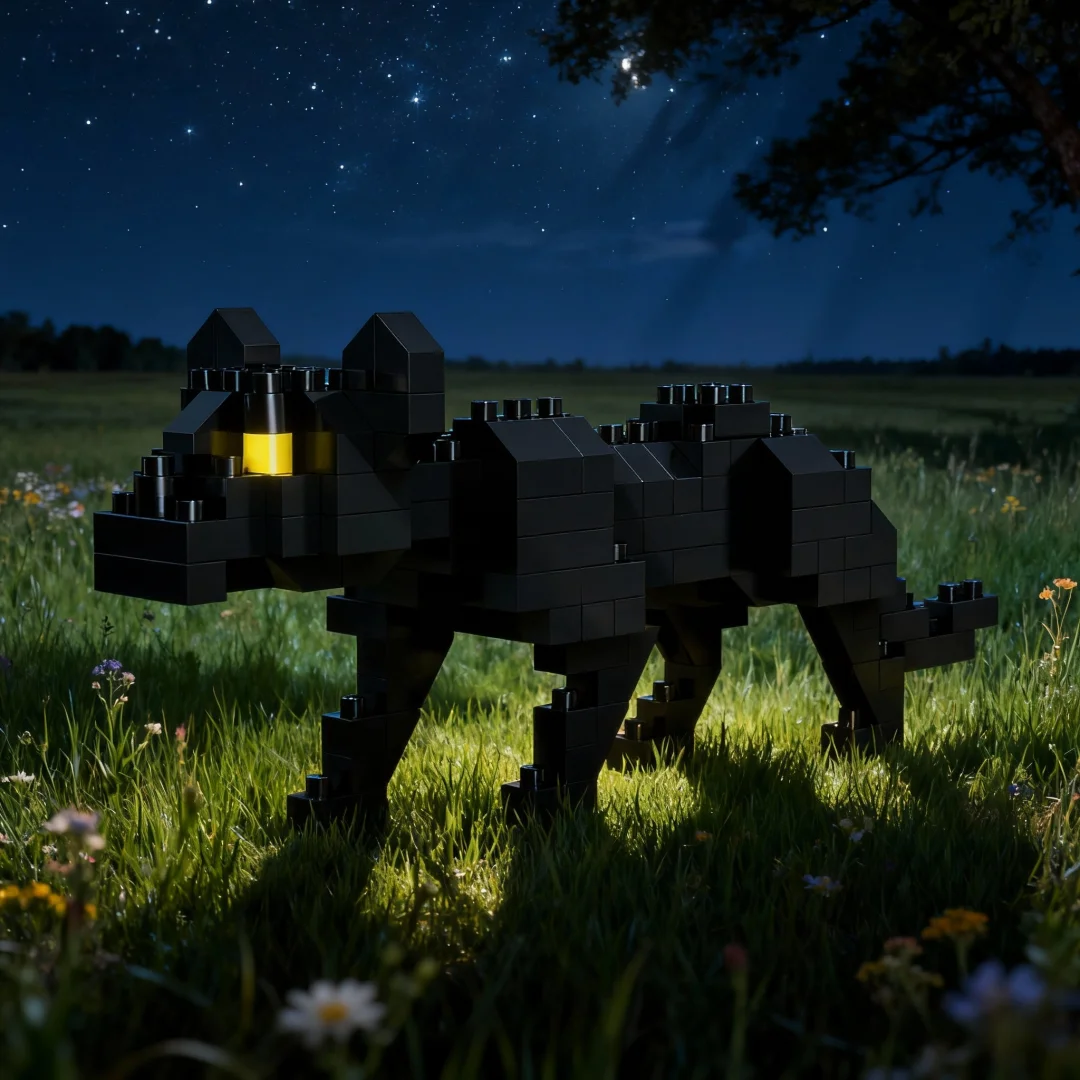 KNEW بنيت ثلاثية الأبعاد نماذج للحيوانات الفيل ، فرس النهر ، الأسد ، ليوبارد مايكرو ألعاب مكعبات البناء الصغيرة-إنشاء حديقة الحيوان ، مجموعة ألغاز ، هدايا عيد الميلاد #4