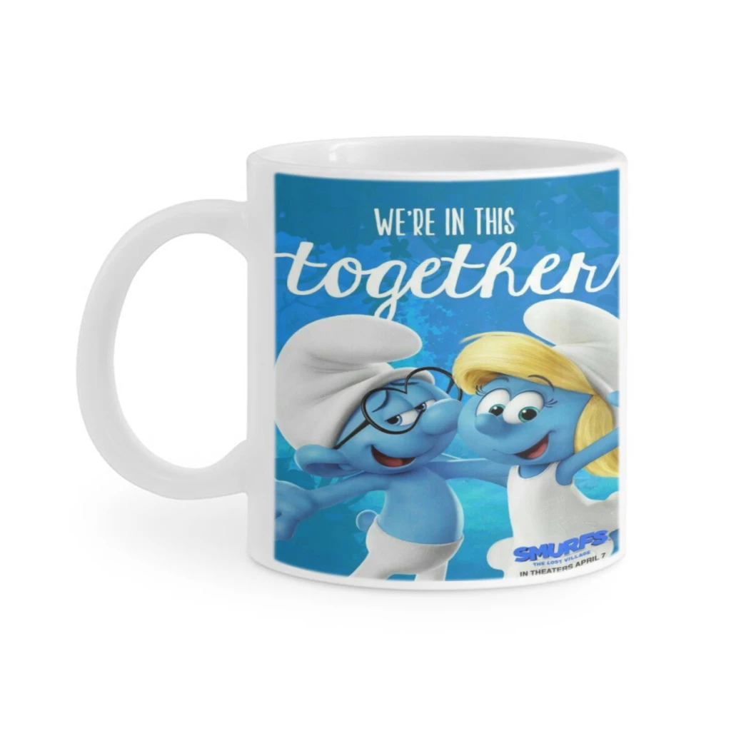 

S-Smurfss Ceramics Coffee Mug Cute Gamer Birthday Gift Back To School Mug