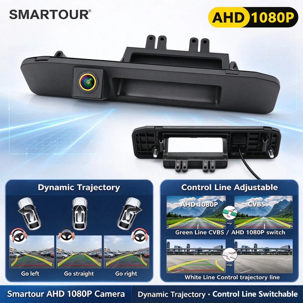 AHD 1080P Dynamic Trajectory Car Reverse Camera for Mercedes Benz W205 Vito W447 W176 ML A180 A200 A260 GLA 250 GLC GLE W117