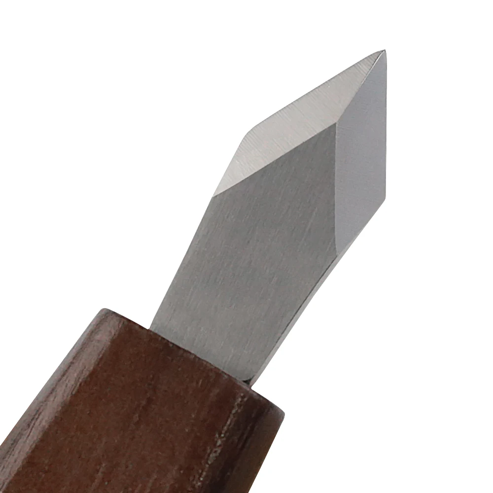 Marking Knife Double Bevel Striking Knife With CR-V Sharp Blade Wooden Handle For Woodworking Carving And Marking image 3