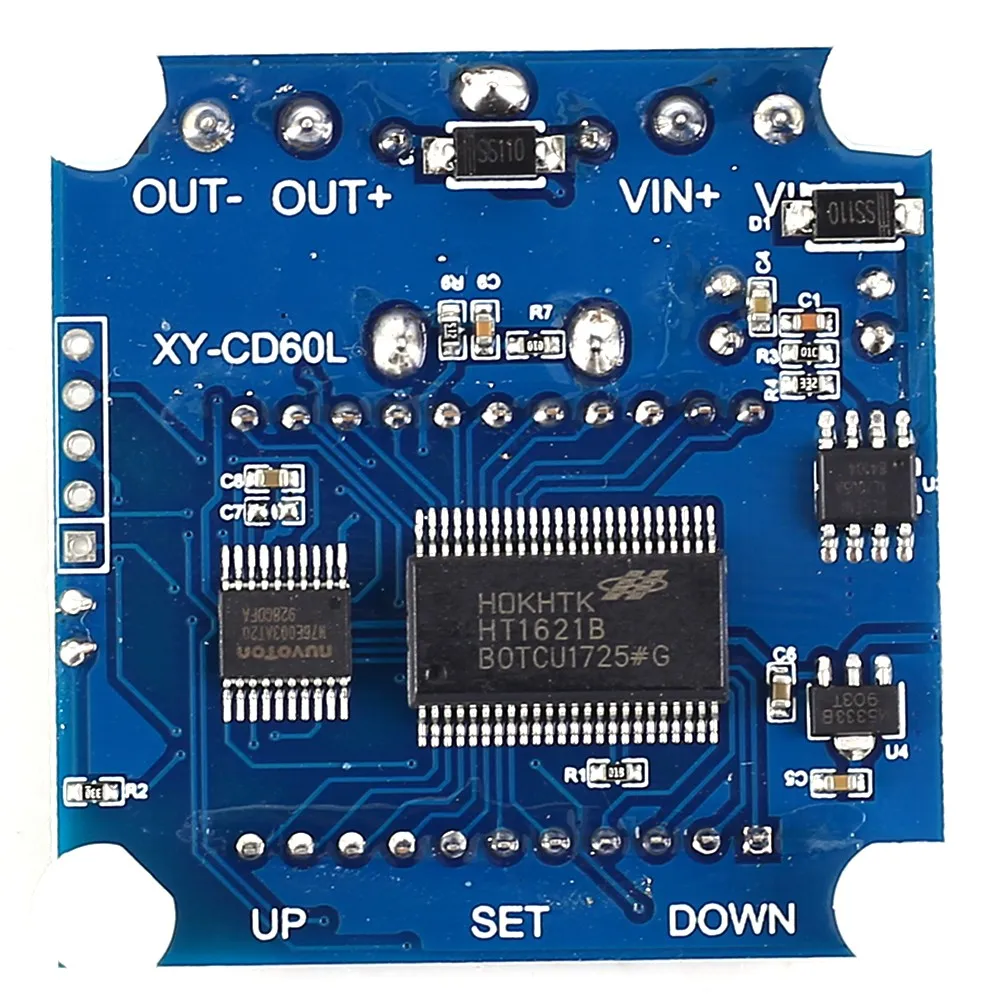 Lithium/Lead-acid Battery Charger Discharge Control Module LCD Display Undervoltage Overcharge Protector Board XY-CD60L DC 6-60V